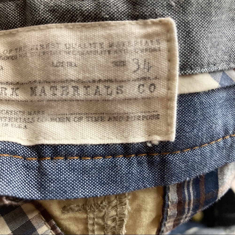 Khaki Chino Shorts Size 34 - Picture 2 of 3